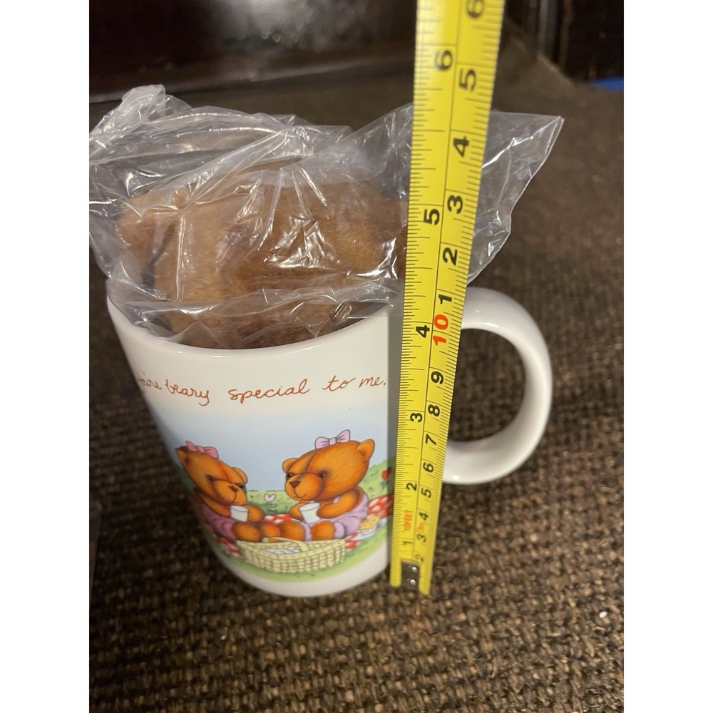 Avon Gift Collection Teddy Bear Hug Mug Set w Plush Bear Vintage Special Person - Picture 4 of 7